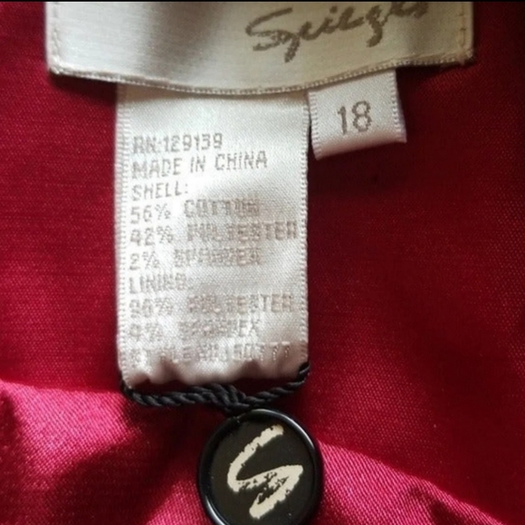 NWT Spiegel Formal Red Satin Gown size 18 - Picture 9 of 11